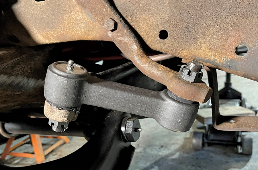 A fresh idler arm was also installed (we replaced our pitman arm in a previous power steering box update).