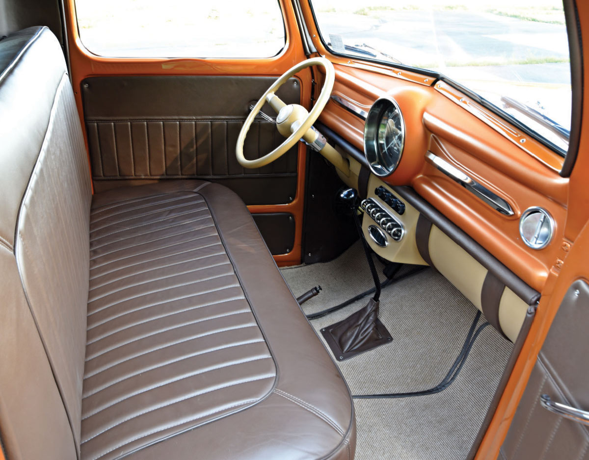 ’47 Ford truck's leather seats