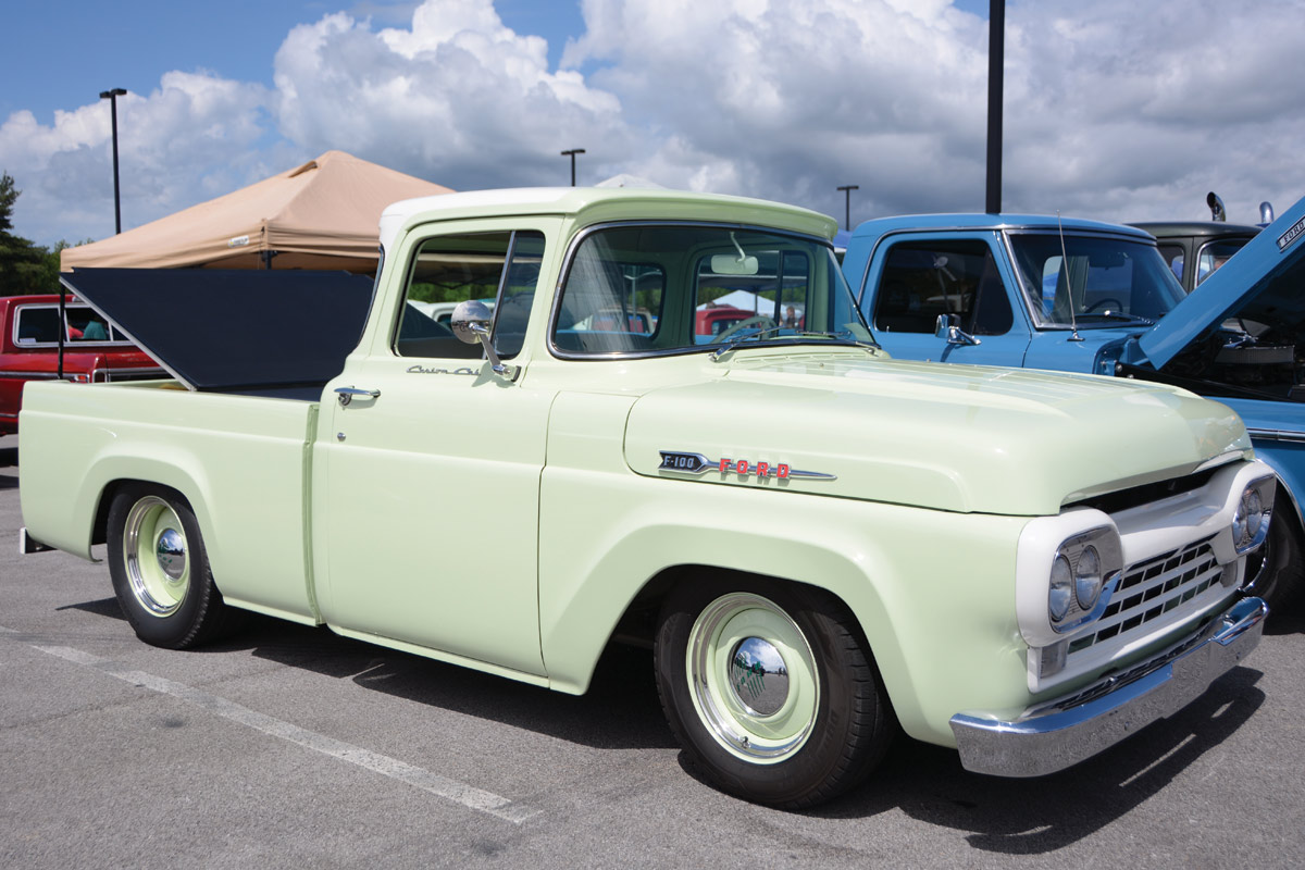 pale green 60s ford f100