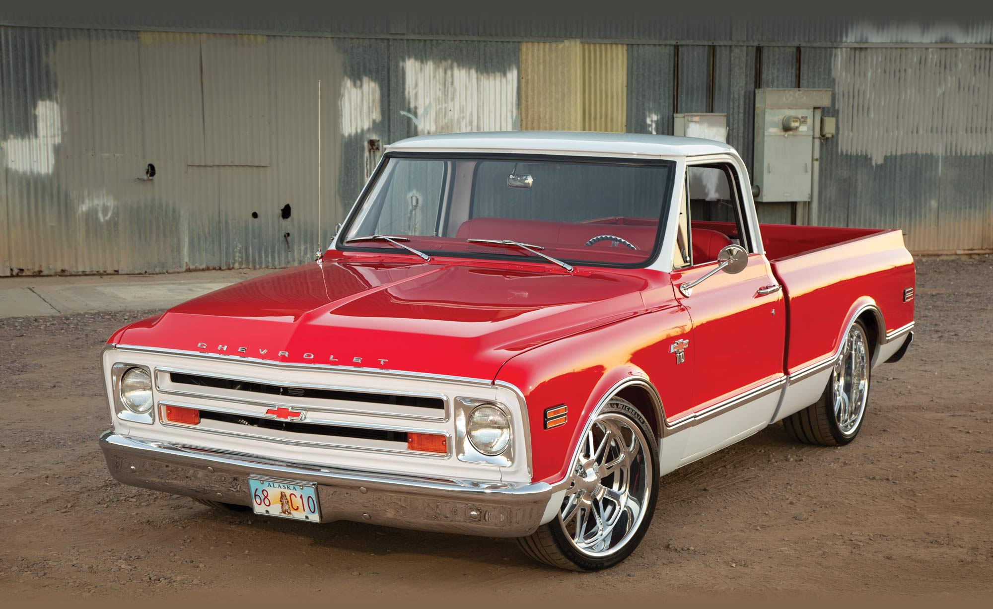 Front side view of the ’68 C10