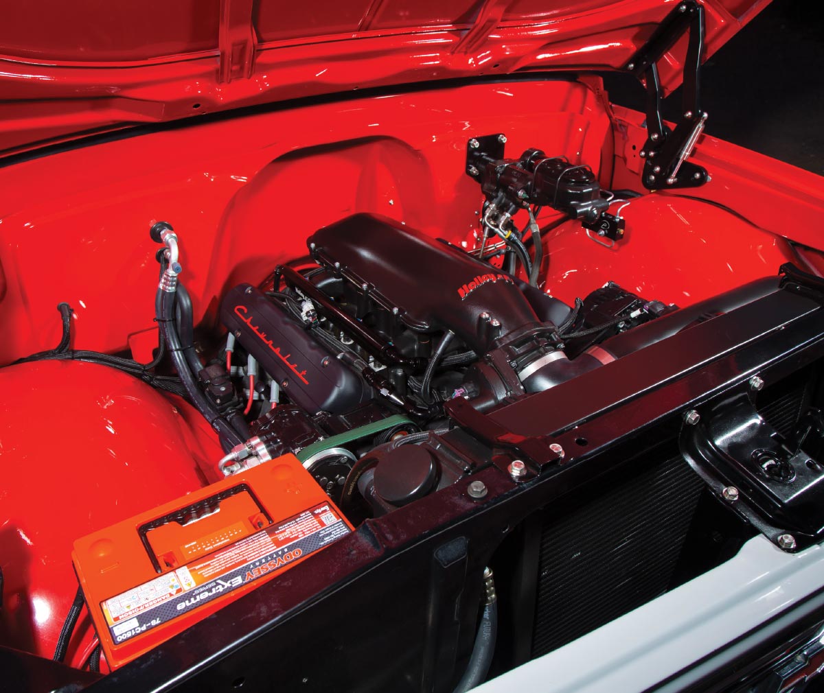 1968 C10's black engine
