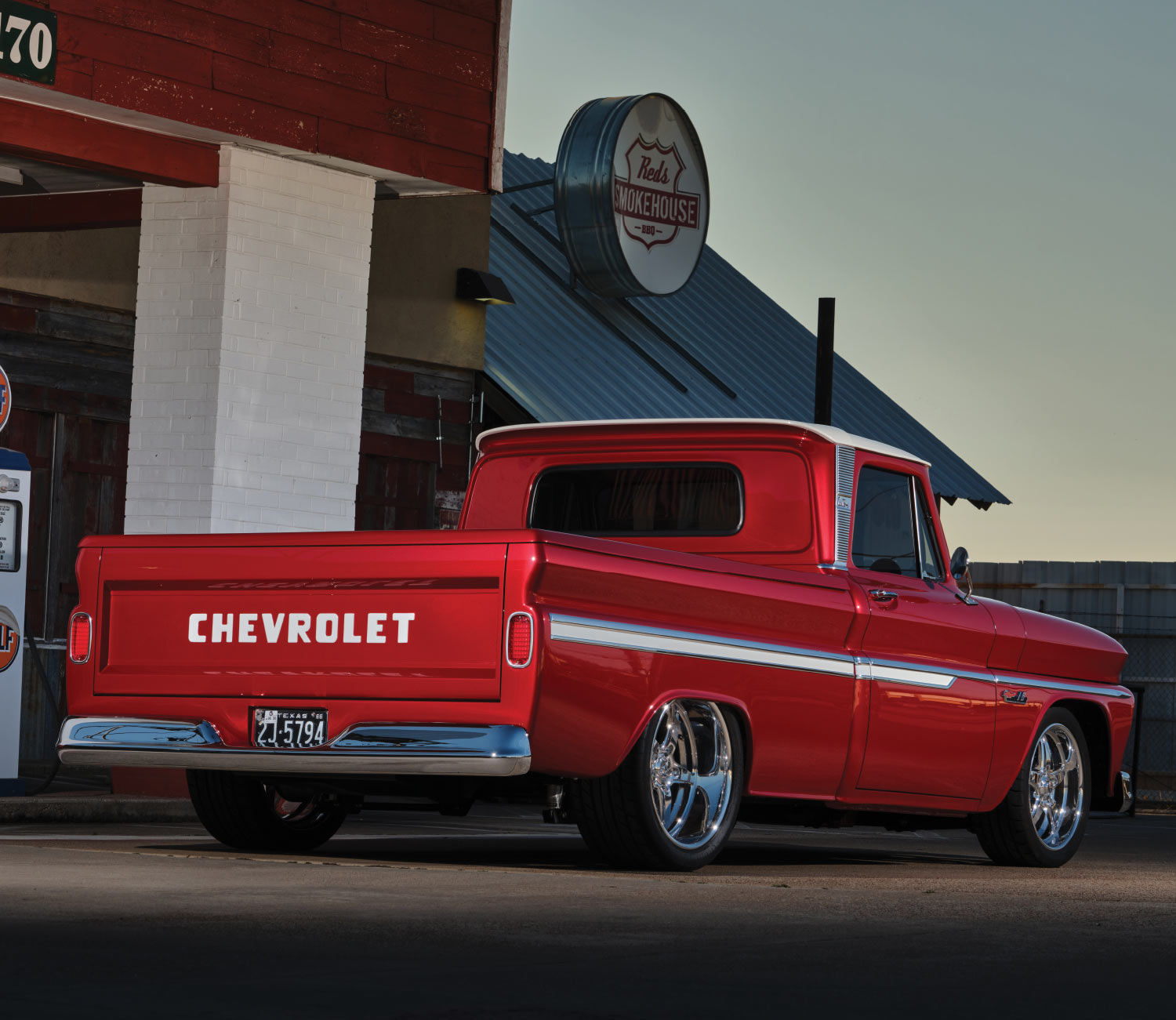 Side view of ’66 Chevy