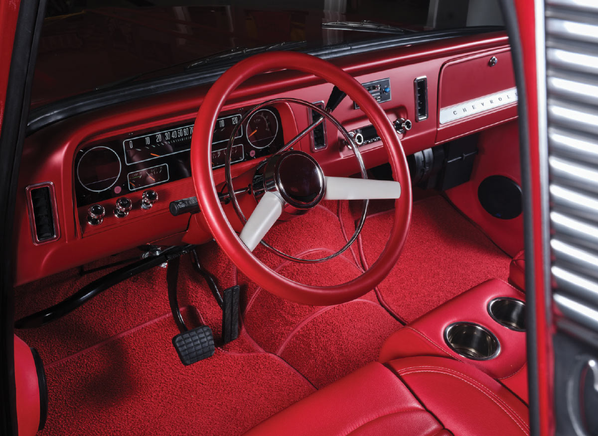 ’66 Chevy's steering wheel