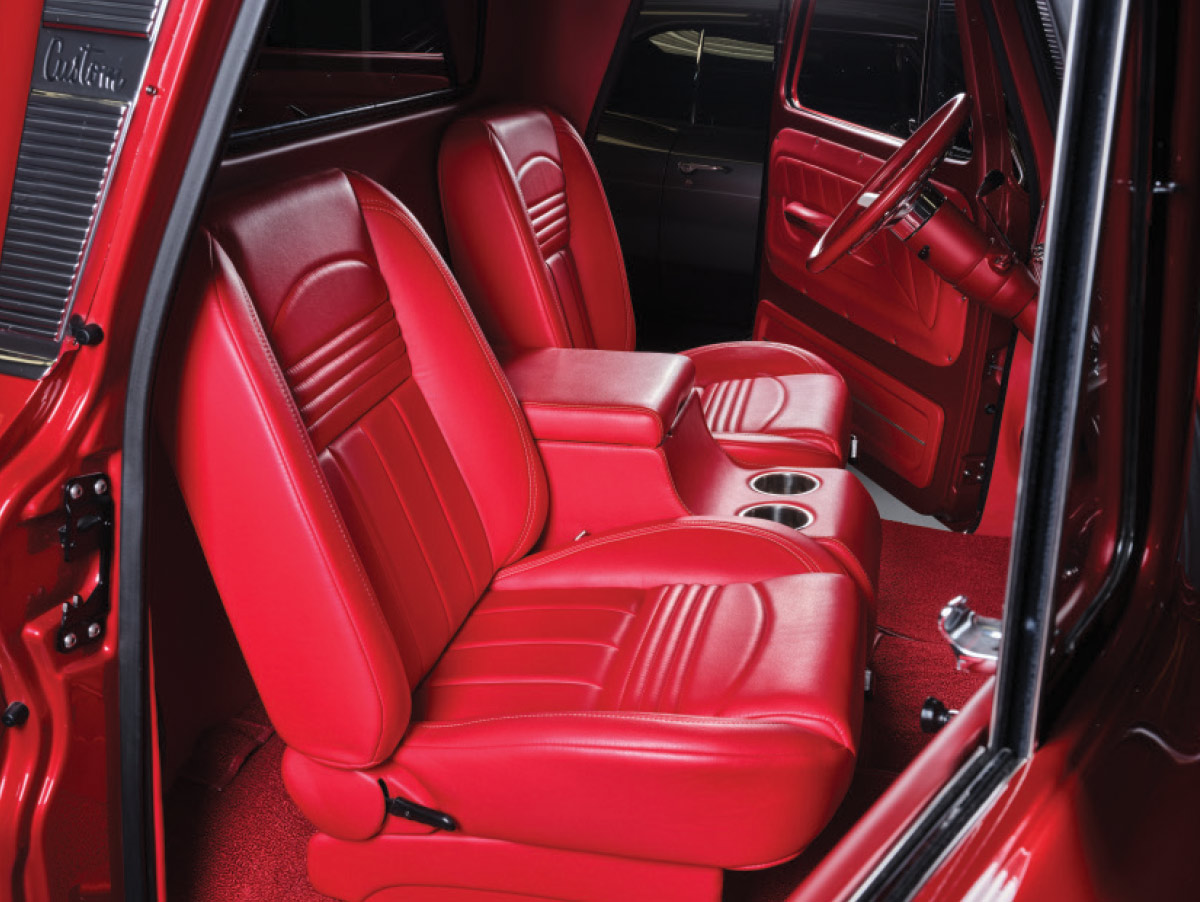 ’66 Chevy's leather seats