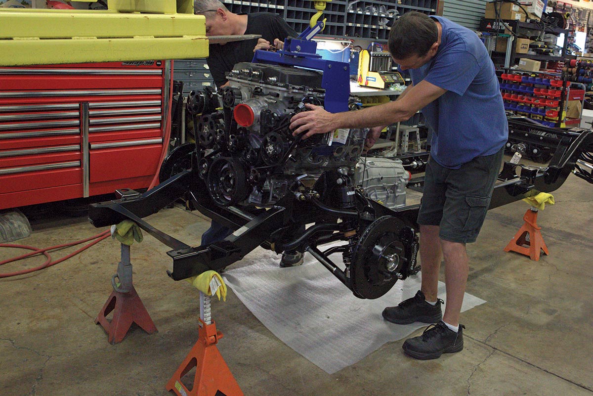 Installing the LT5 with 10L90 powertrain