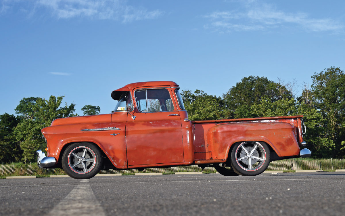 Side view of 1955 Chevy