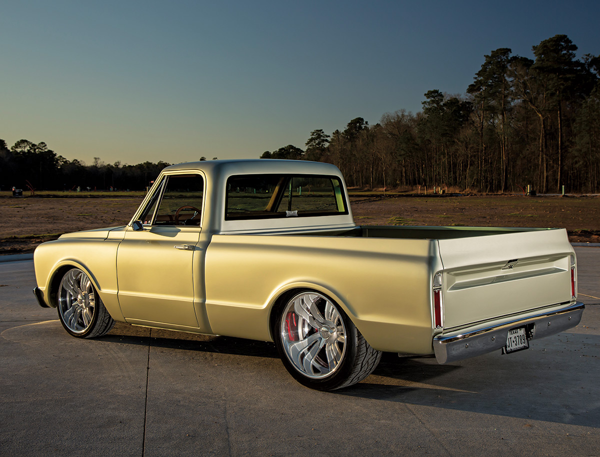 ’68 C10 rear view of trunk
