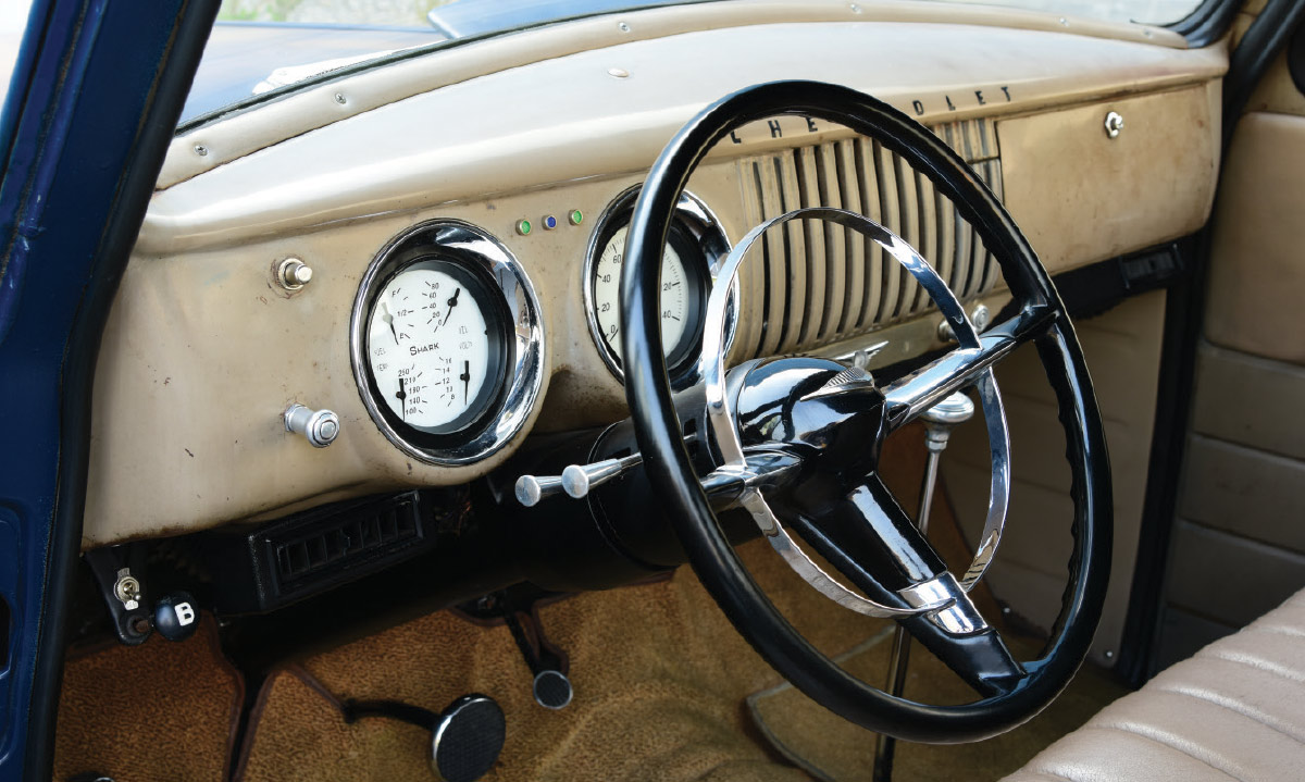 ’54 Chevy's interior