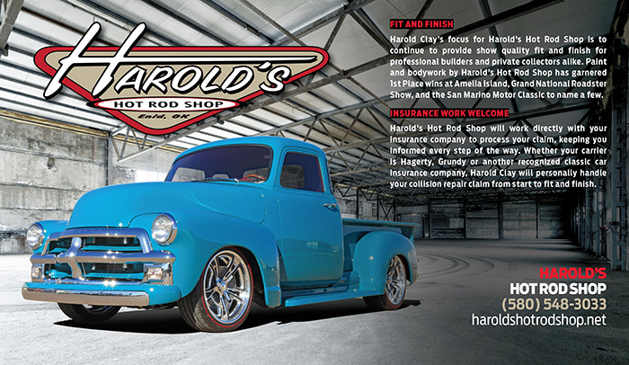 Harold's Hot Rod Shop Advertisement