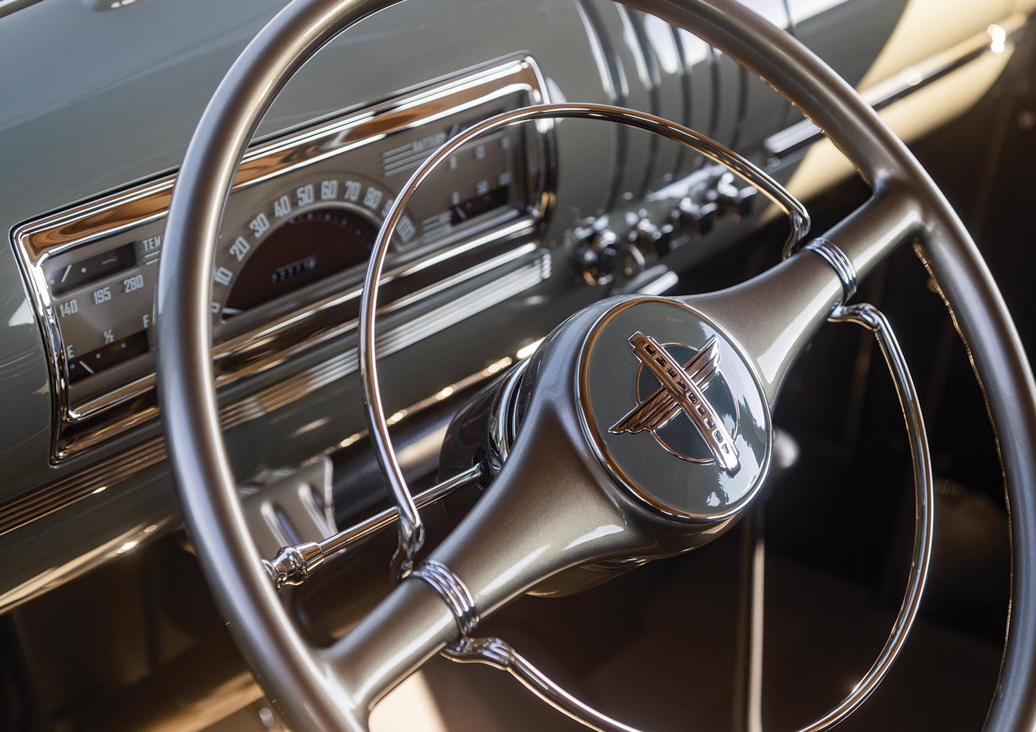 '40 Chevy suburban steering wheel and dash board gauges