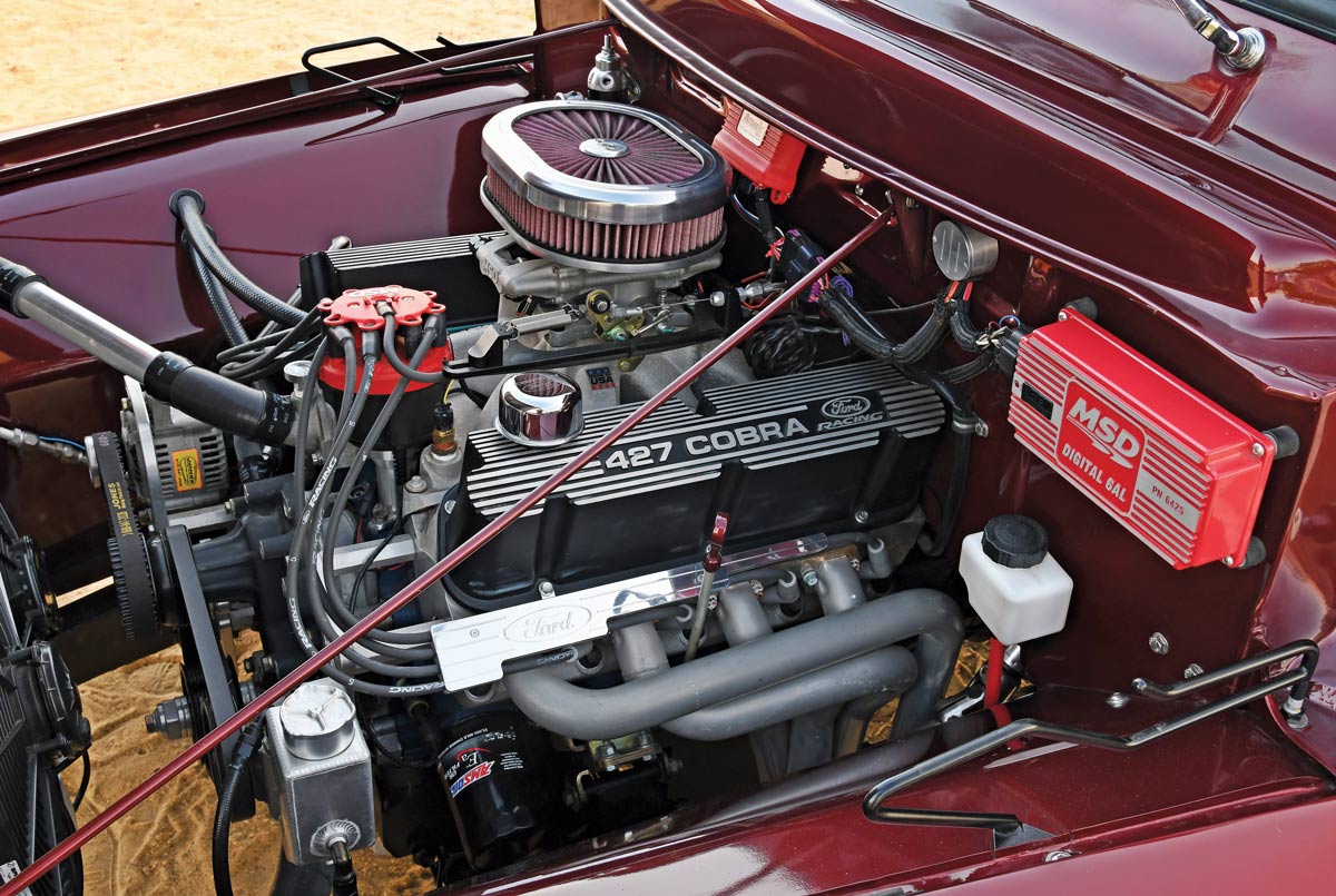 engine of '56 Ford F-100