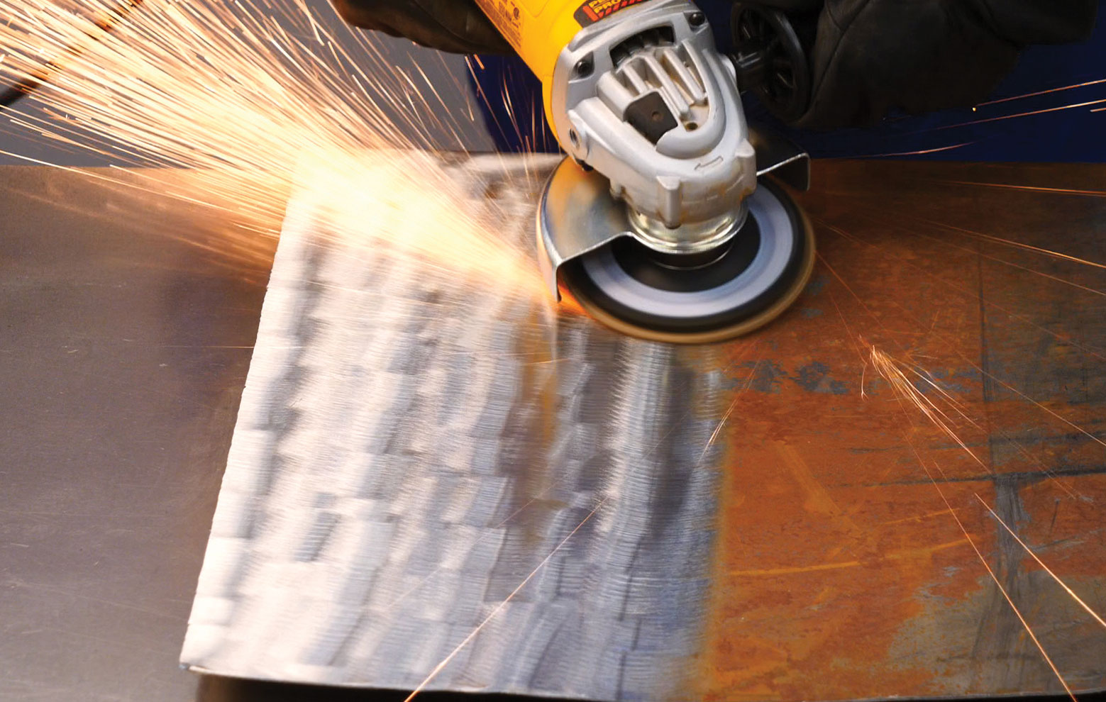 abrasive cut on sheet metal
