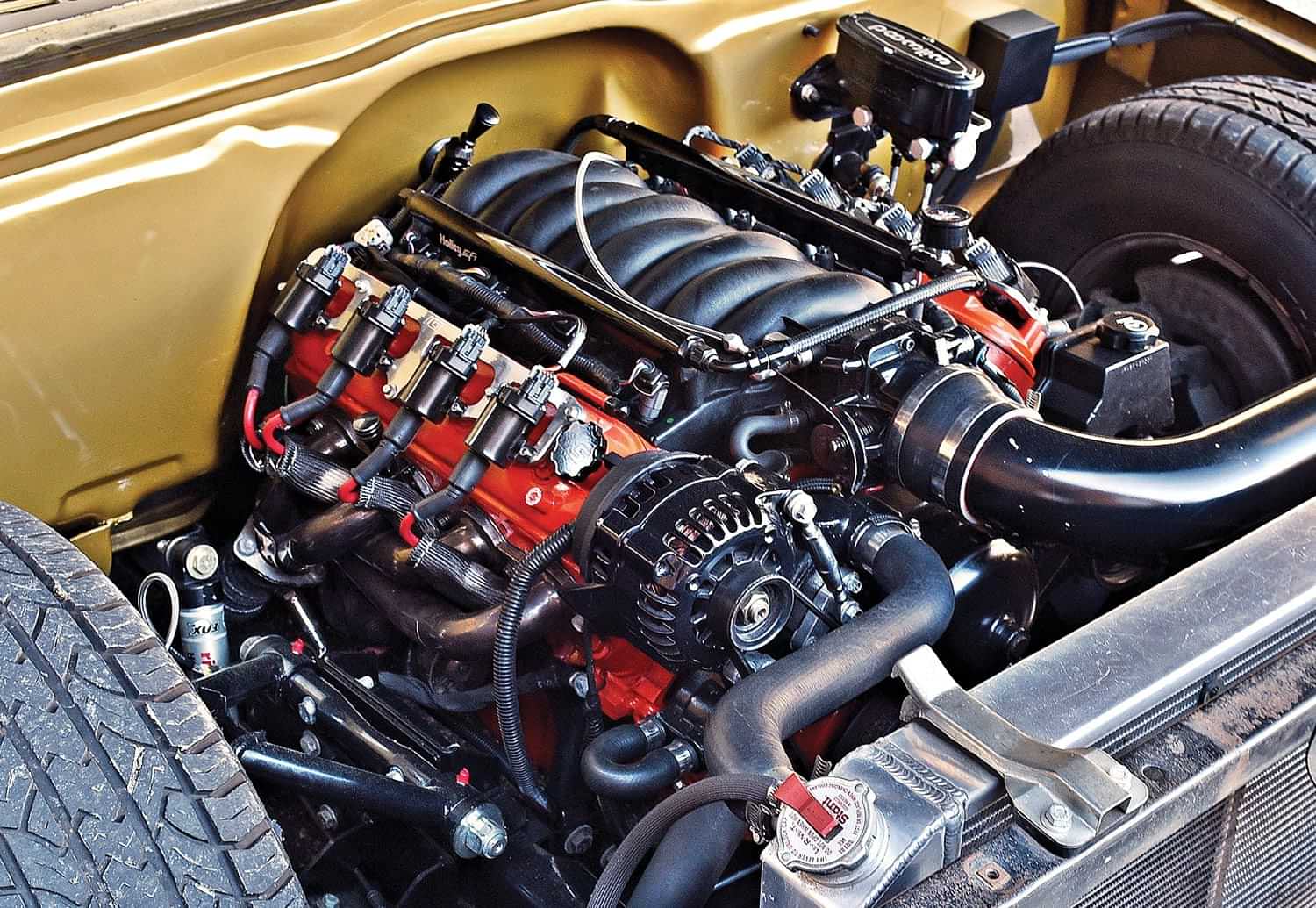 the '68 C10's engine