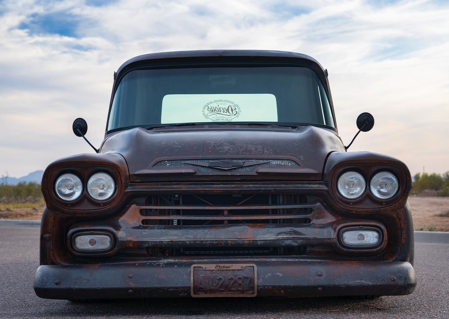 front view of the '59 Apache