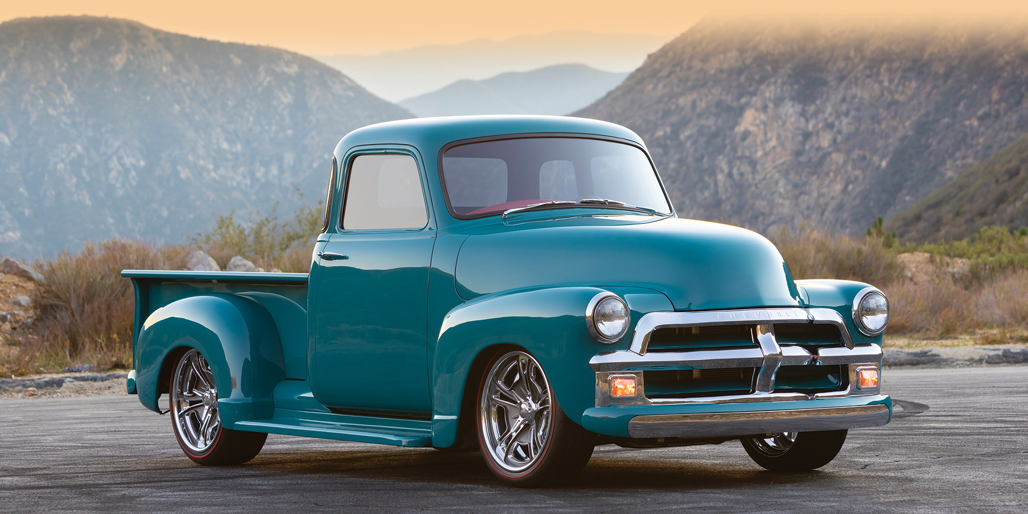teal '54 Chevy
