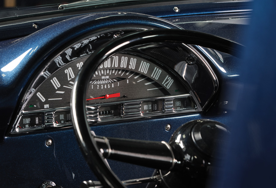 speedometer in a '56 F-100