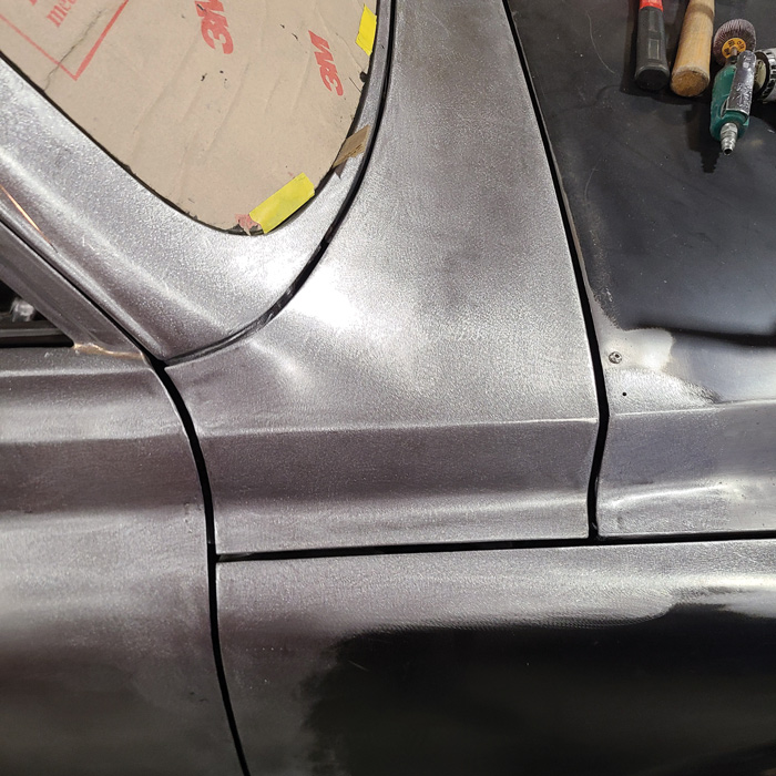 another view of gaps between all body panels