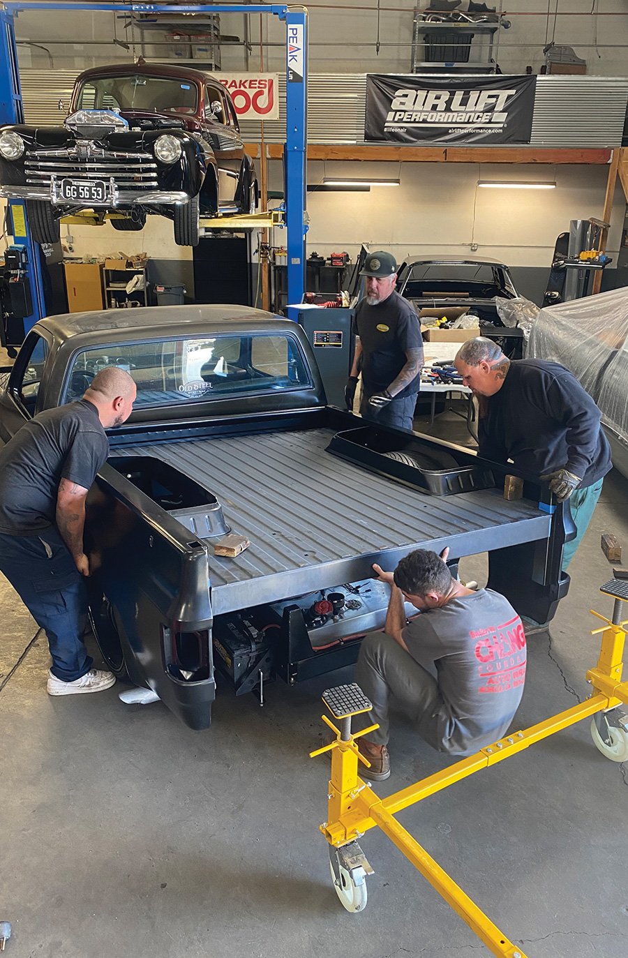 Throughout the process, utilizing (relying on) a body dolly from Jeg’s resulted in having a means in which to support and mobilize the bed made a huge difference.