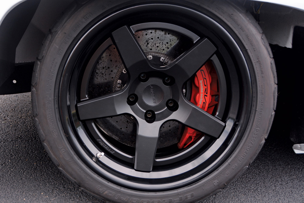 black 5 spoke wheels