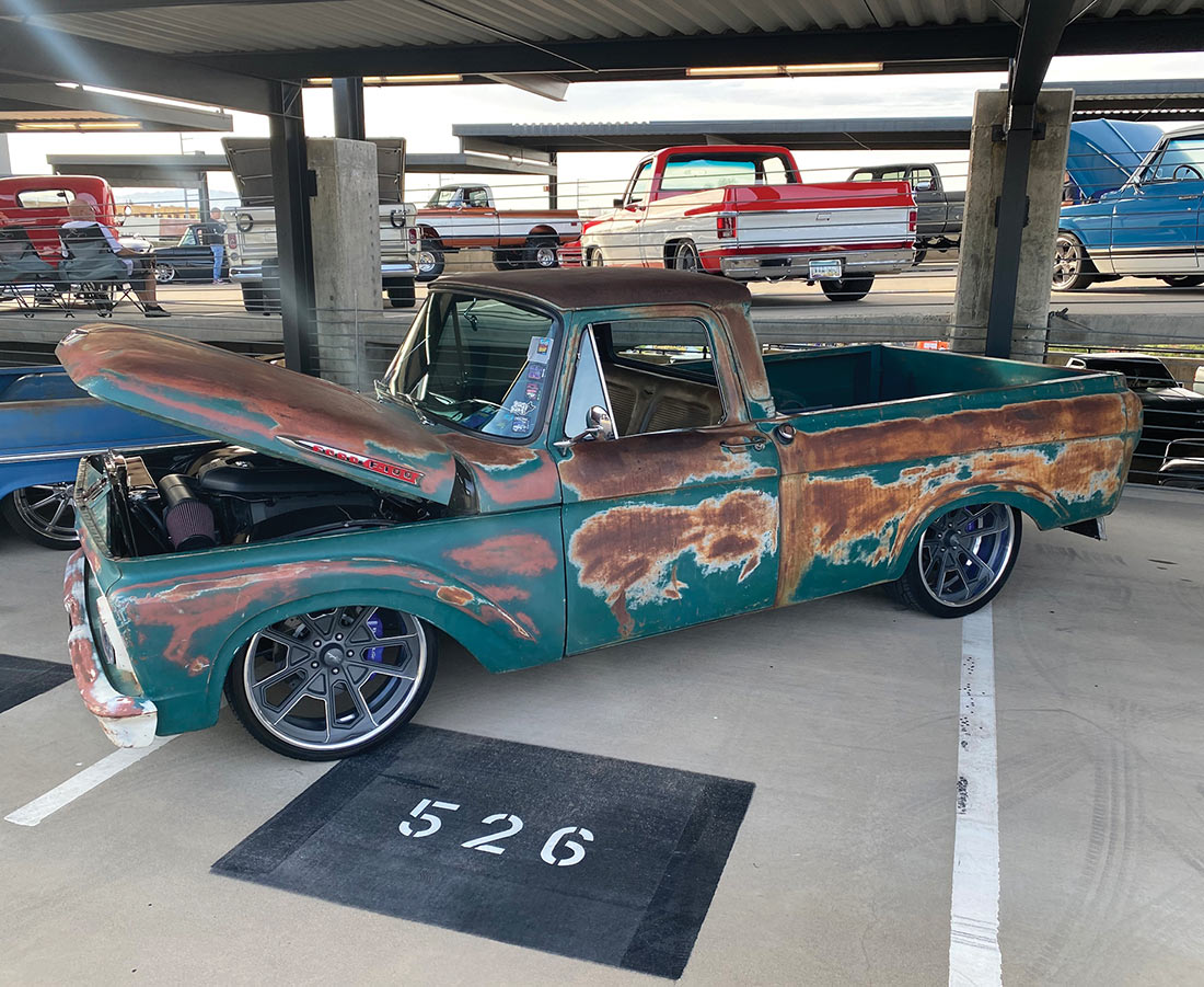 Rusted and patina green 2nd gen F-100