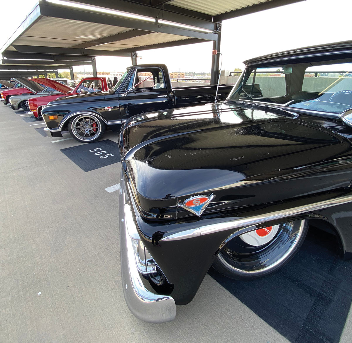 Row of C10's at show