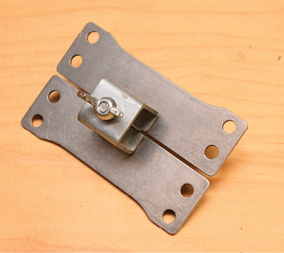 When installed, these clamps maintain a 0.40-inch gap between panels, perfect for edge-to-edge welding. The number of clamps needed varies. For large panels, we’ve found over 6 inches works well.