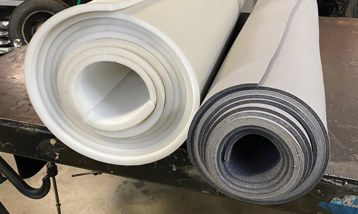 2 rolls of new foam materials