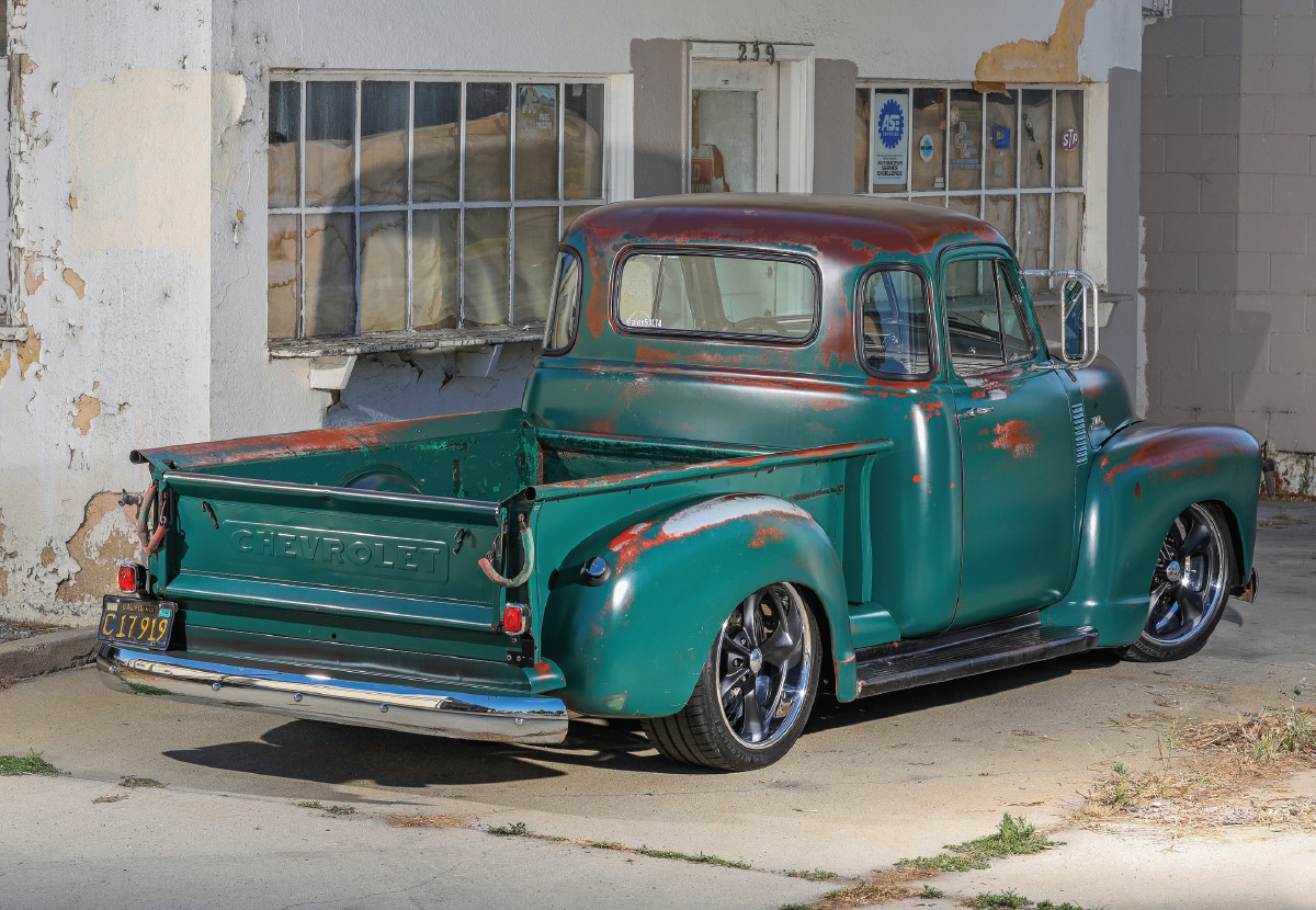 rear view of '53 Chevy