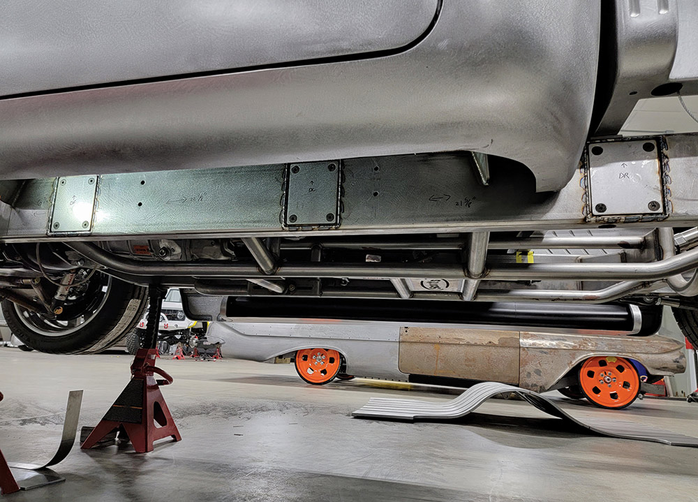 Sideboard mount brackets welded into chassis