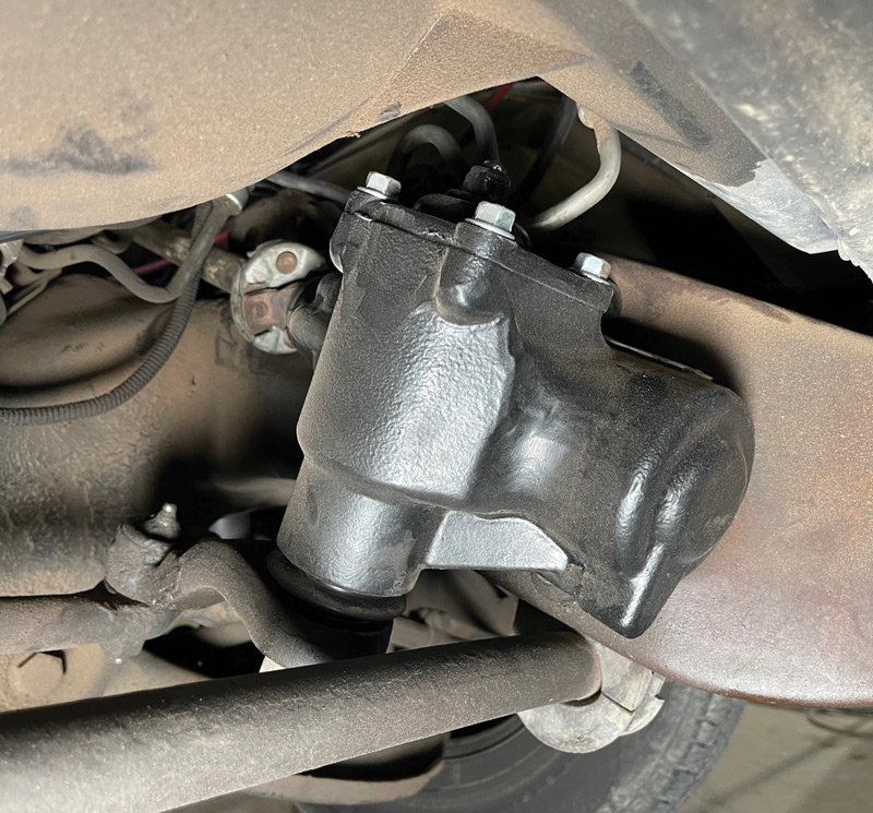 Be sure to check for leaks before your testdrive. The steering wheel should be centered in the right position—as long as you centered the steering shaft properly before mounting and connecting the rag joint. The improvements in steering feel were evident as we turned onto the street!