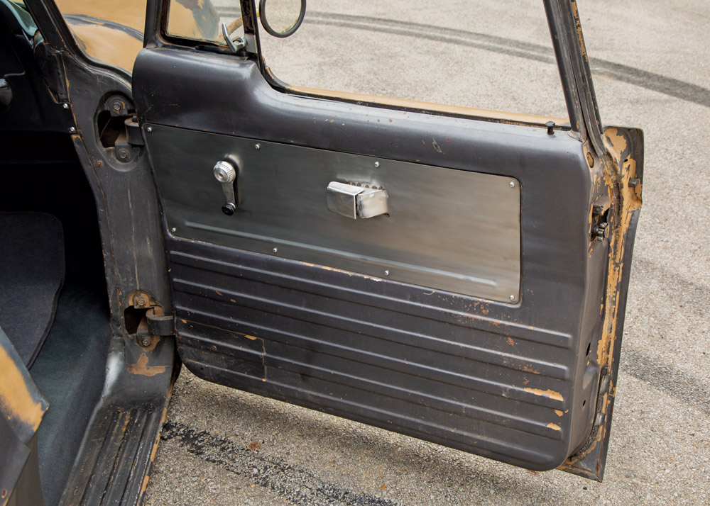 restored door panel