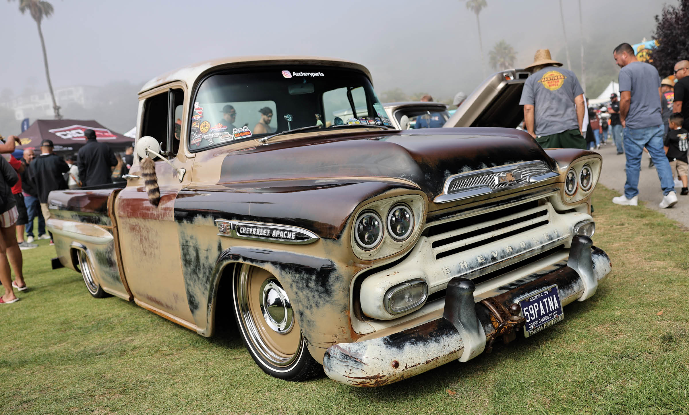 brown C10 truck