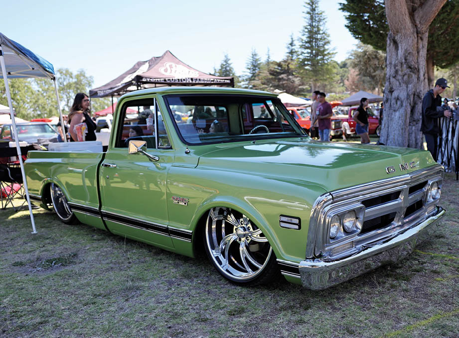 green C10 truck