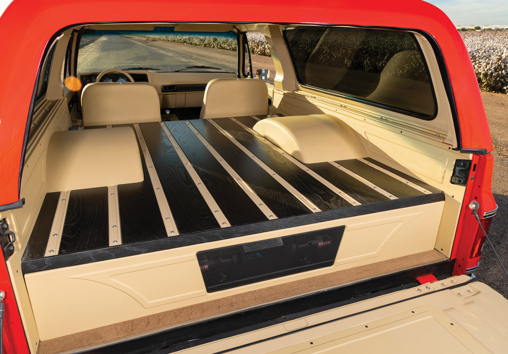 covered bed of a ’74 K5 Blazer