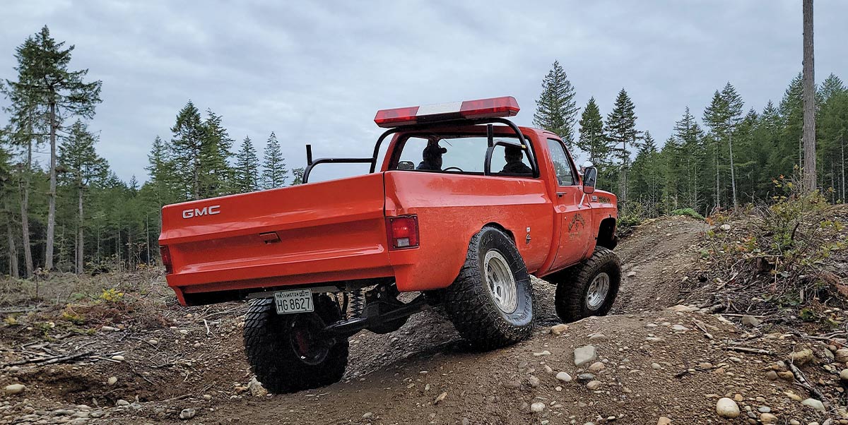 Initial off-road testing proved the new AME suspension was more than capable of handling even the most rugged terrain.