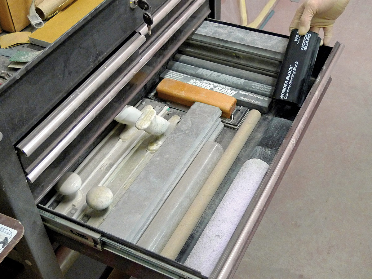 The new Motor Guard WB-1 sitting in a drawer