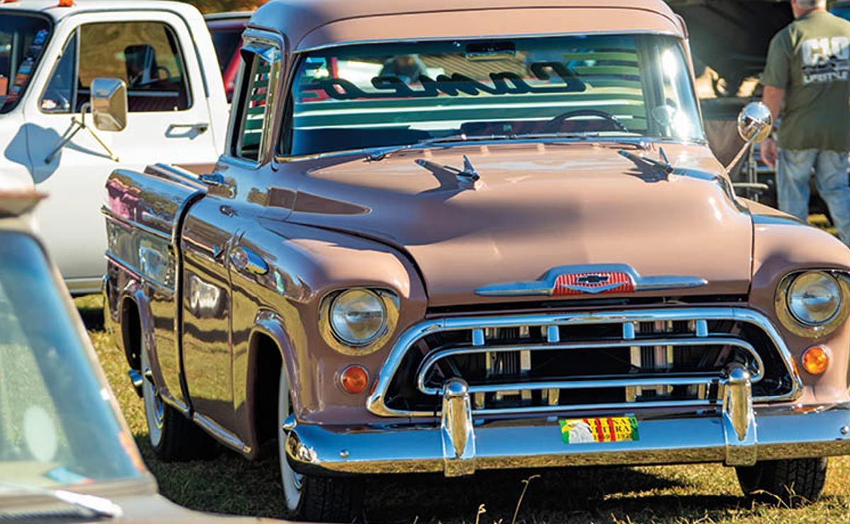 brown c10 truck