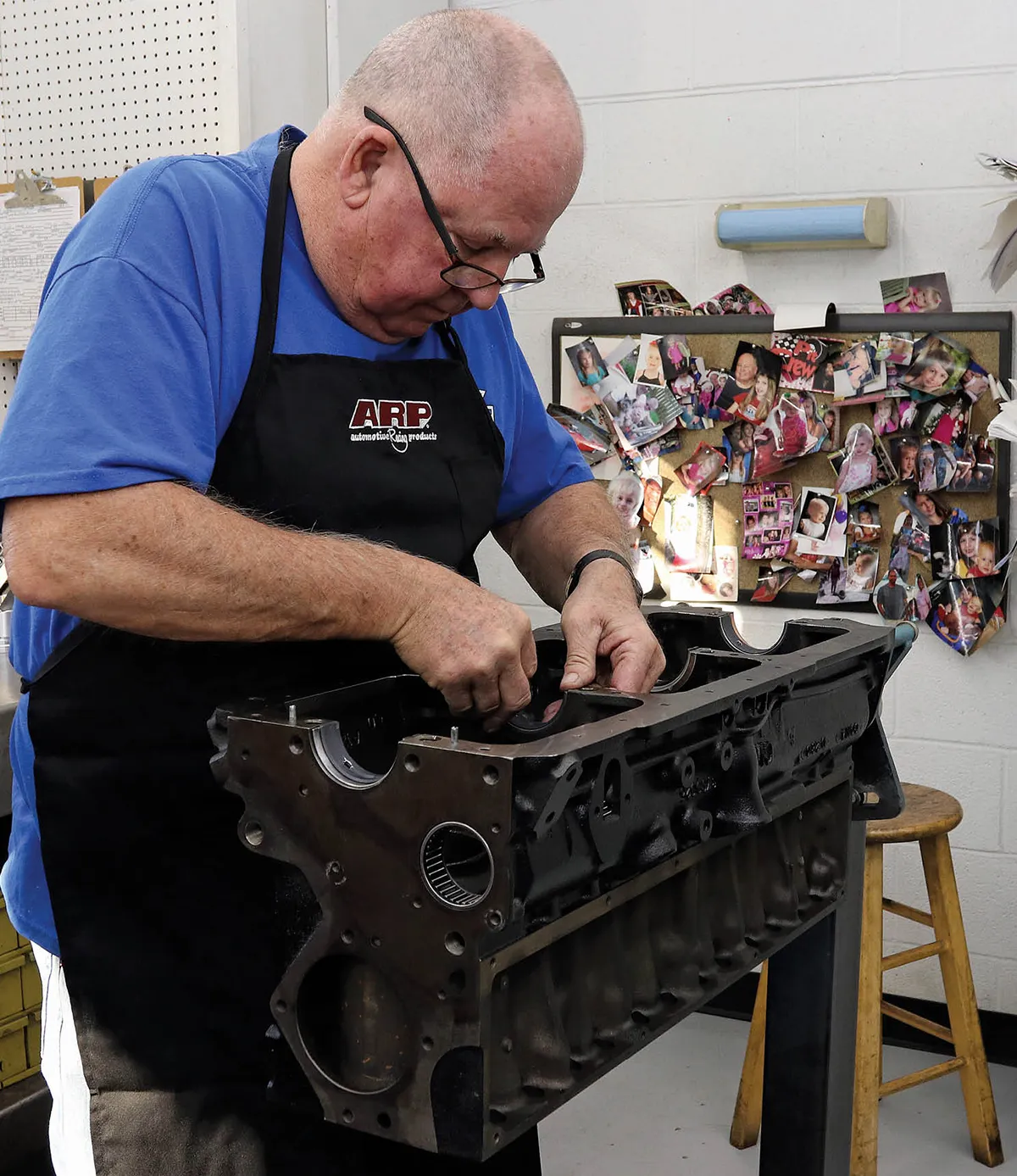Here’s Keth Dorton from Automotive Specialists with an engine build more than two years in the making because of all the custom, one-off parts that were created for it. The foundation is a basic 261ci Chevrolet straight-six block that came out of a truck. From the factory it came with a 3.75-inch bore and 3.9375-inch stroke and was rated at a measly 148 hp.