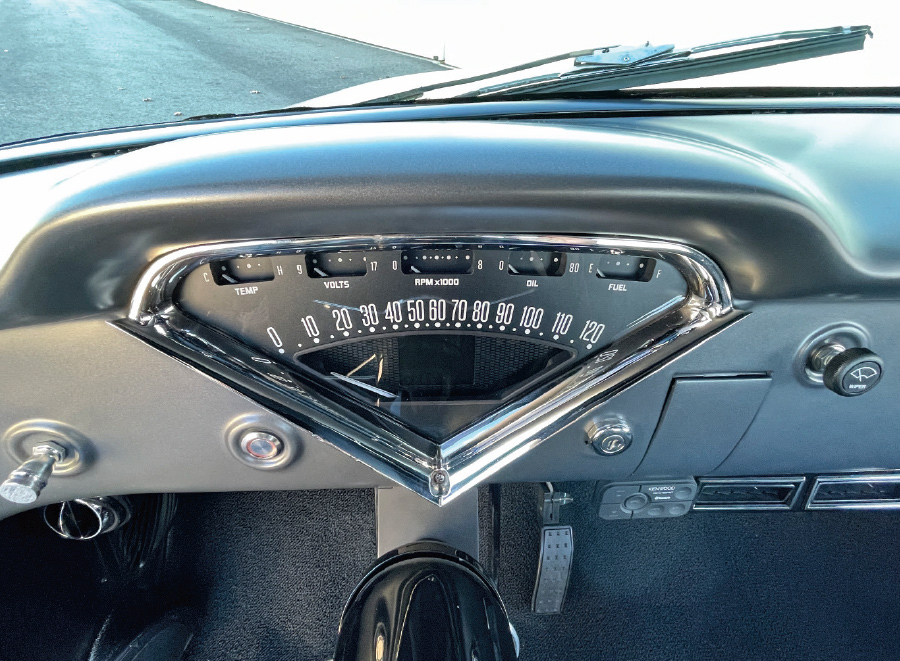 '55 Chevy Hauler meter gauge