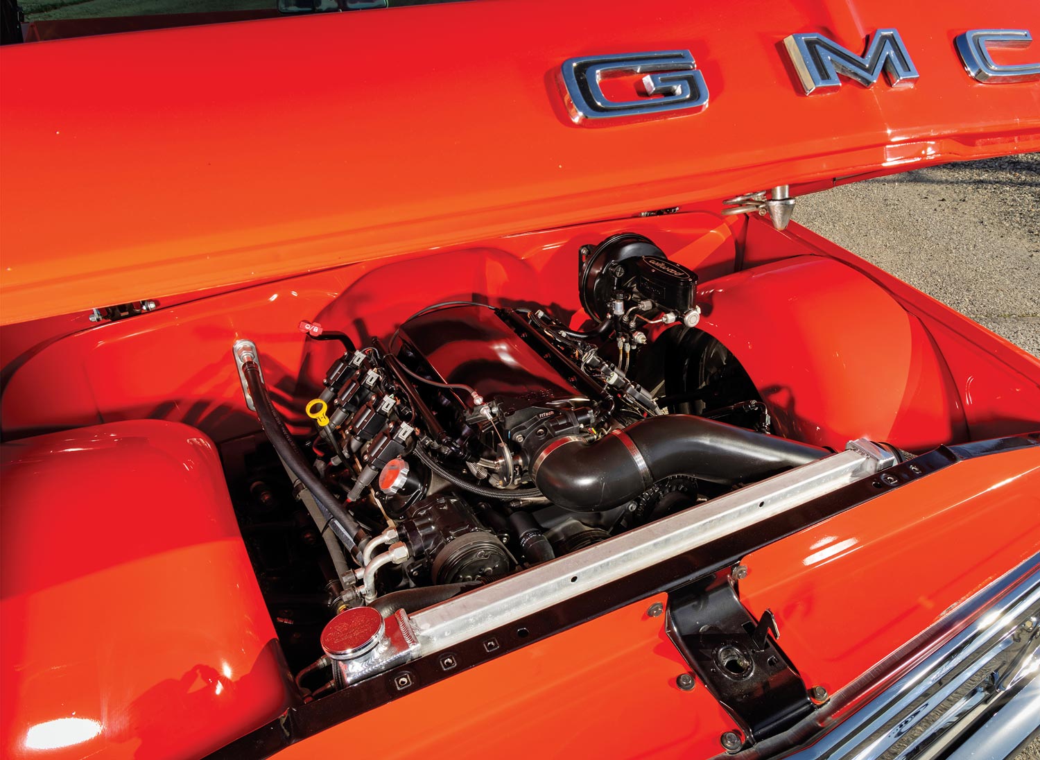 engine in a ’71 GMC