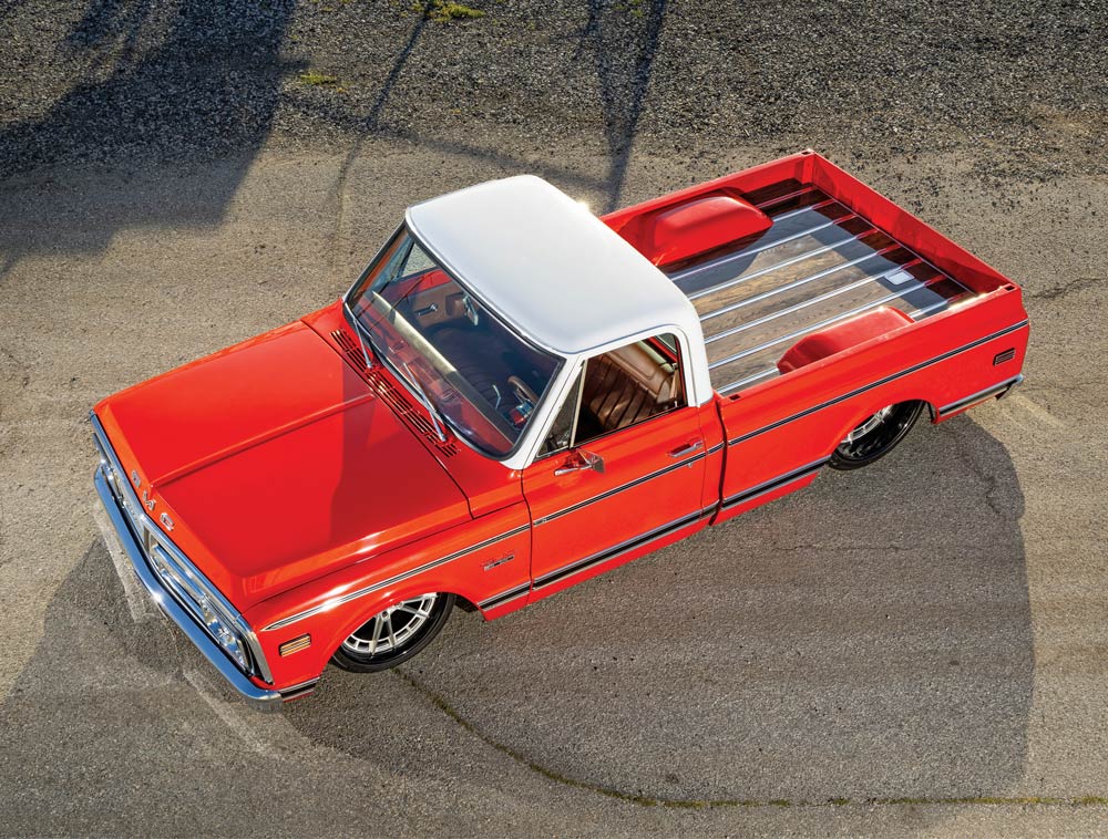 aerial view of a ’71 GMC