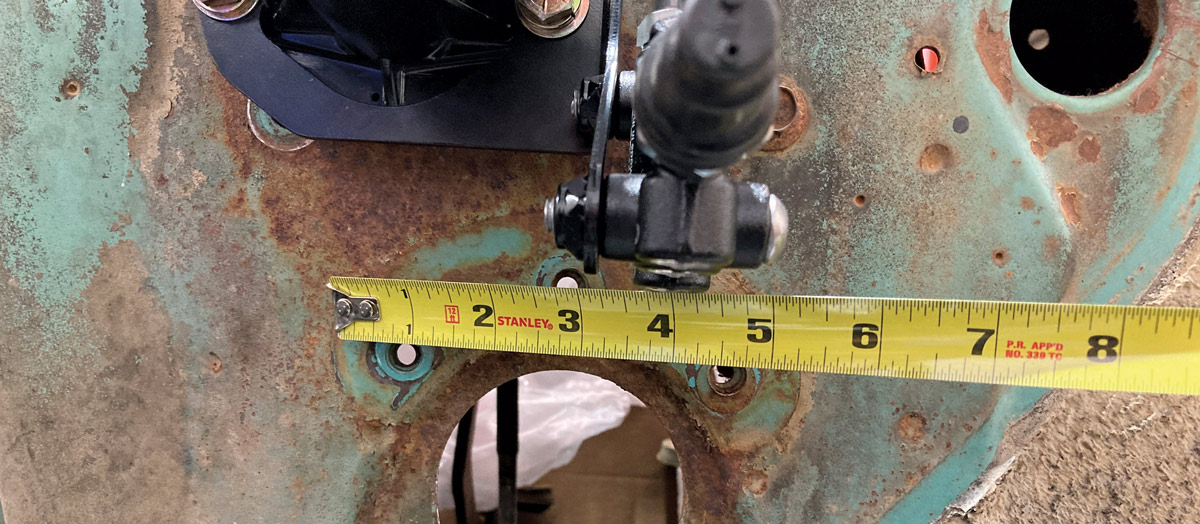 yellow measuring tape measuring prop valve