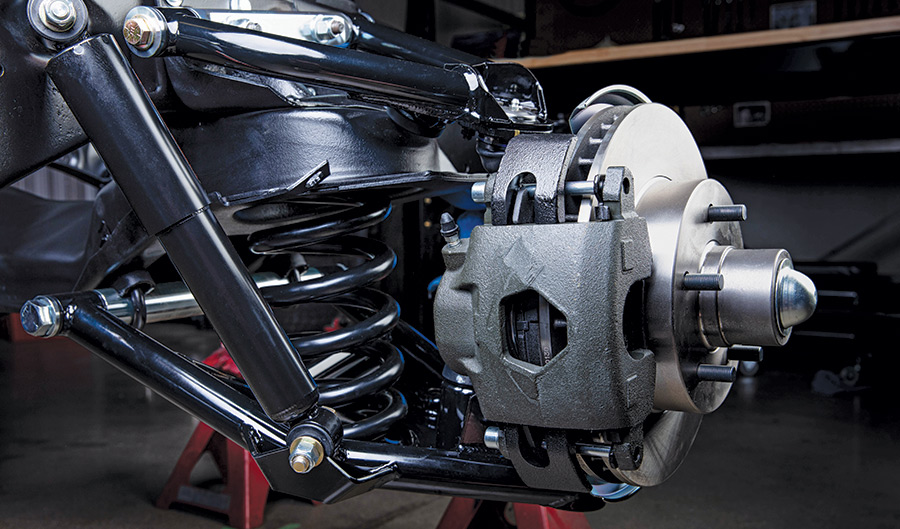 view of finished front suspension