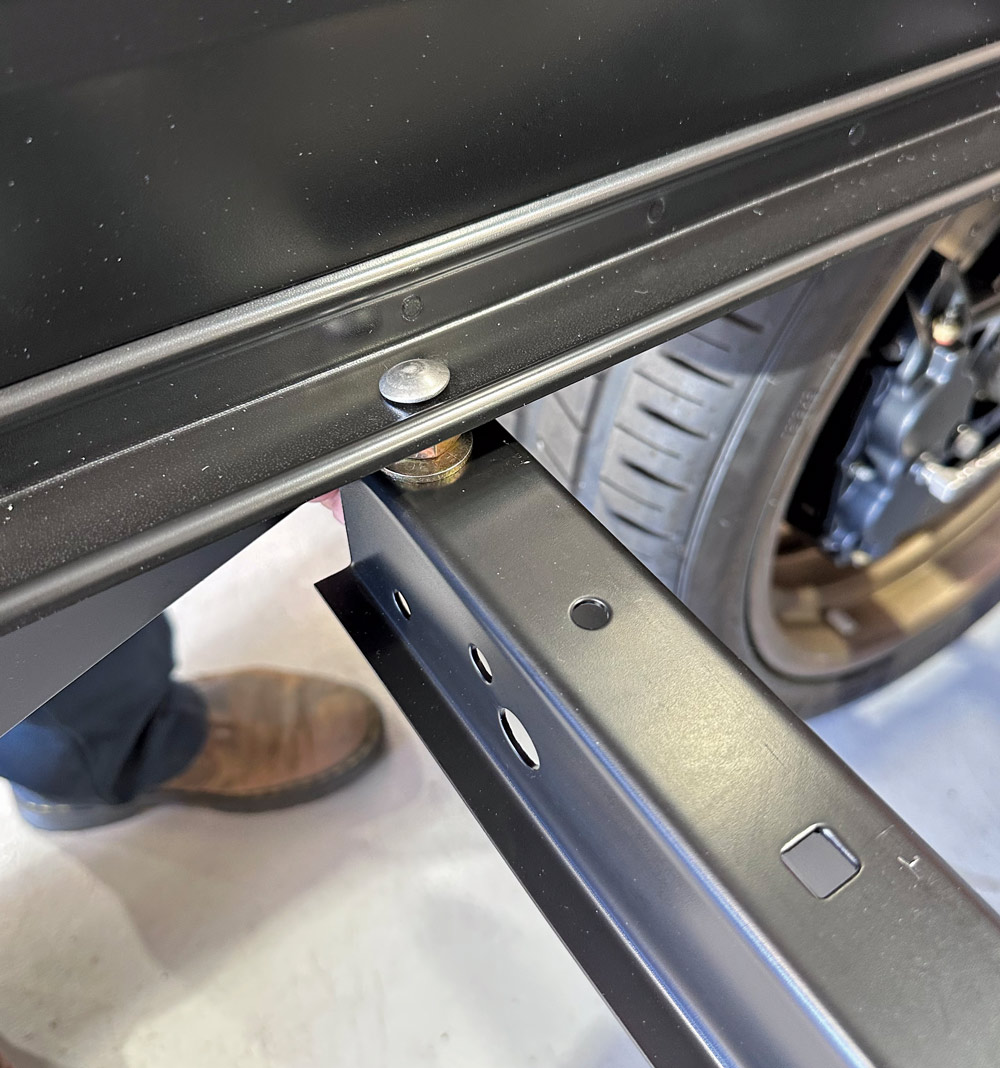 closeup of spacers
