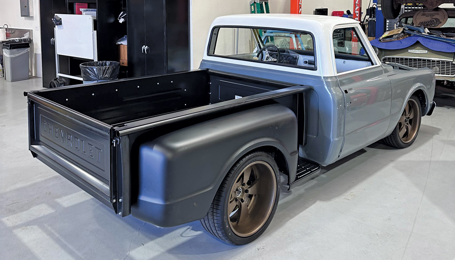 finished truck bed installation