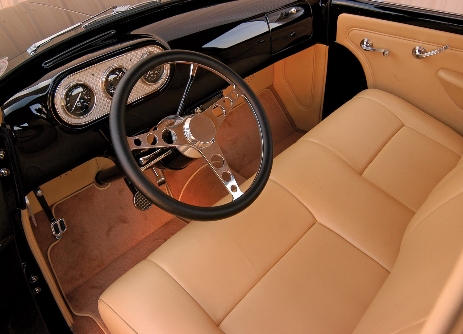 front seats of 1954 Dodge Hot Rod C-Series