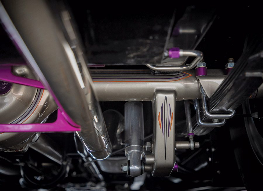 underside of '51 Ford