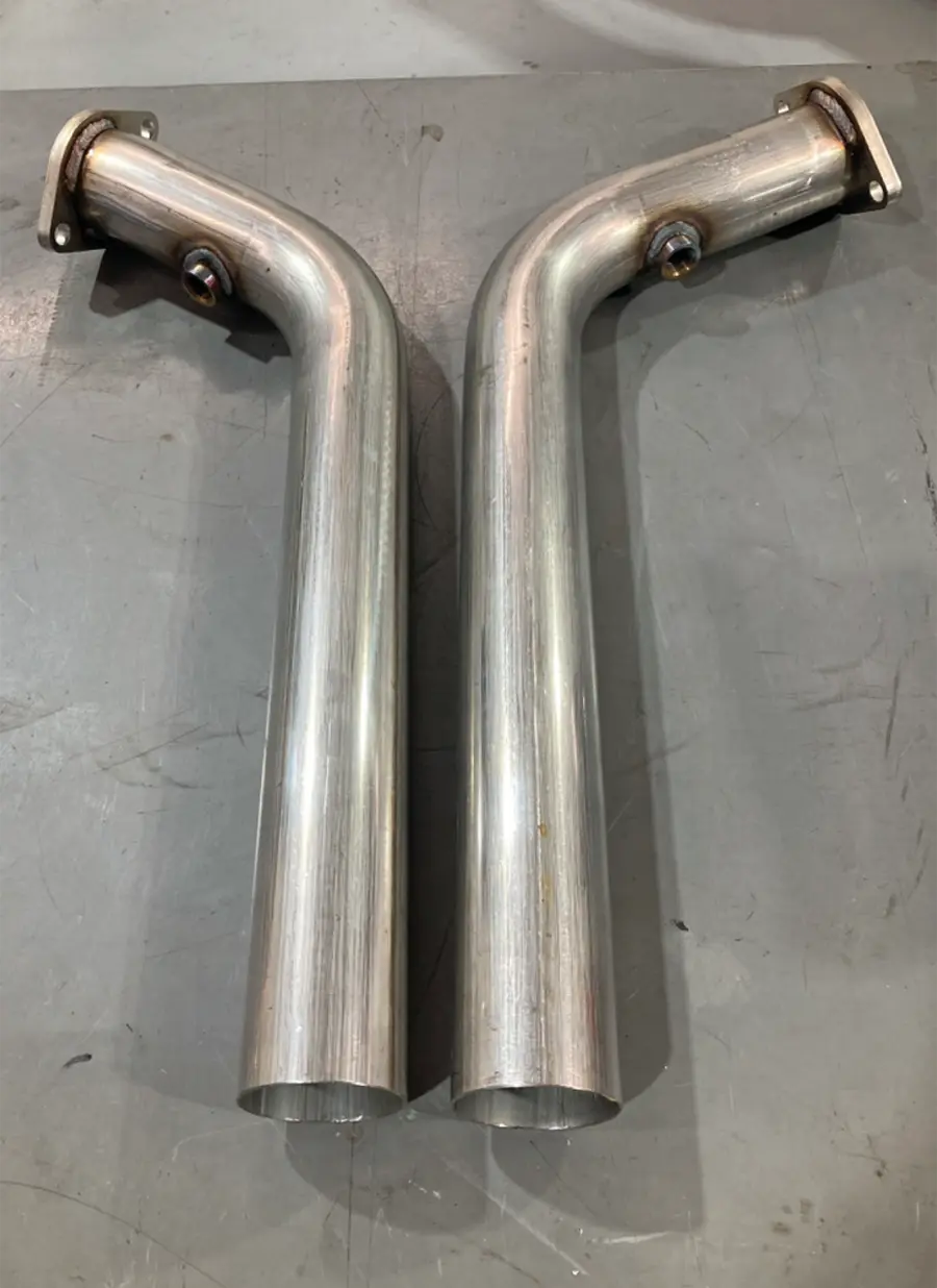 a pair of Hooker Blackheart Intermediate Pipes (PN HOK-BH13205) from Summit Racing