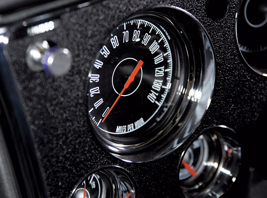 Gauges installed and fitted into dash 1968 C10