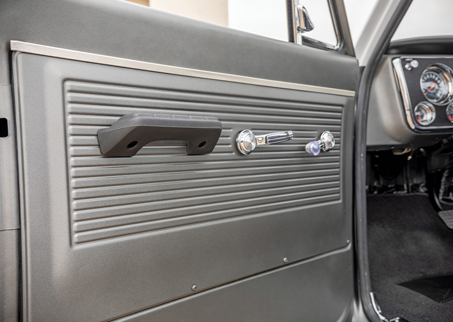 Installed custom door panel driver side 1968 C10